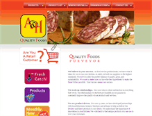 Tablet Screenshot of anhqualityfoods.com